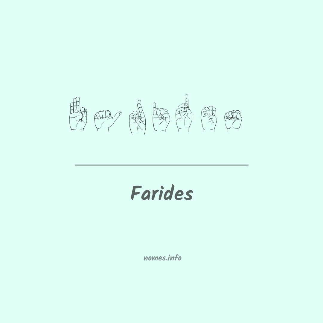 Farides em Libras