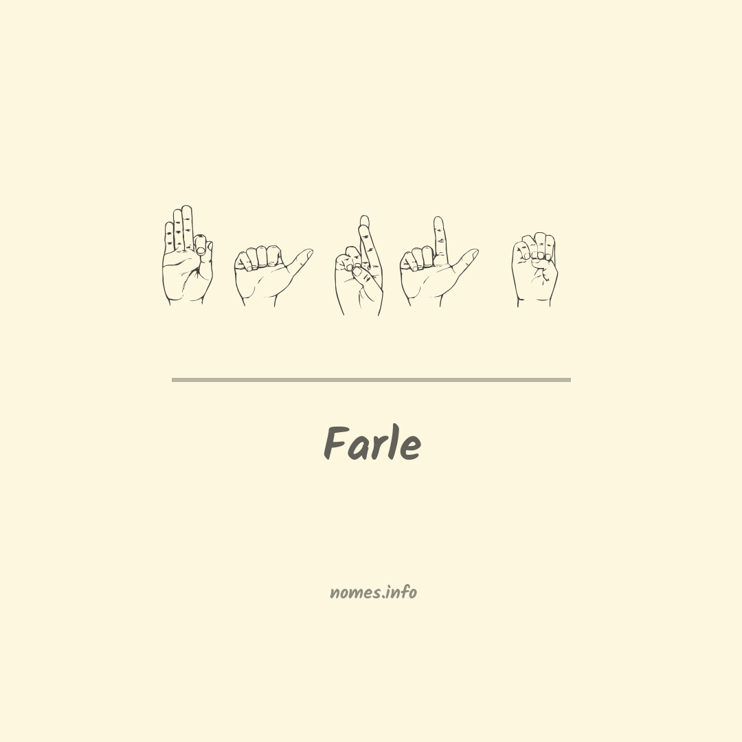 Farle em Libras