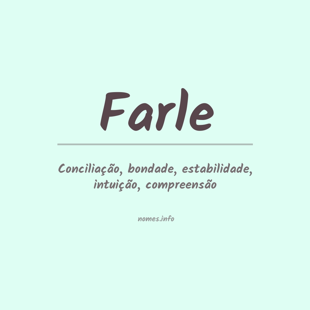 Significado do nome Farle