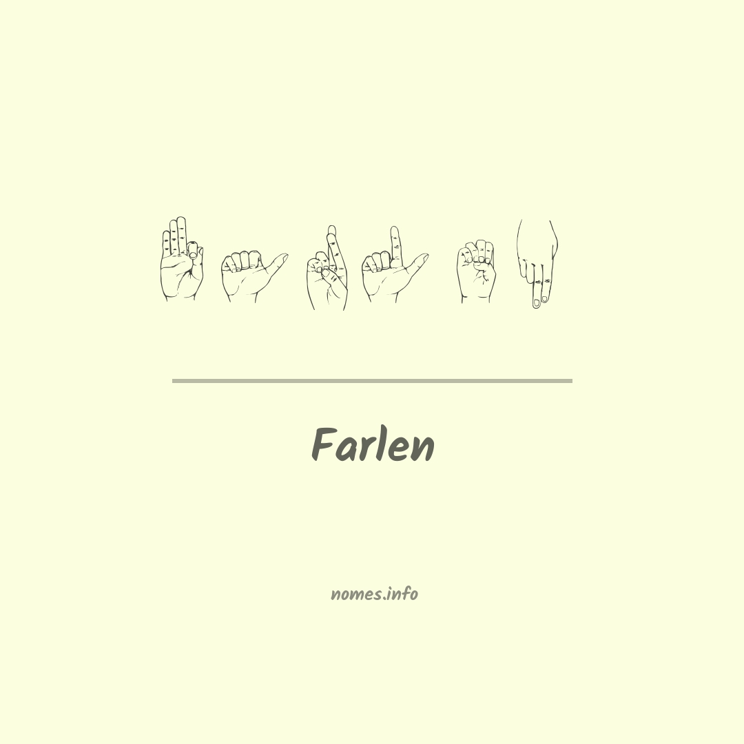 Farlen em Libras