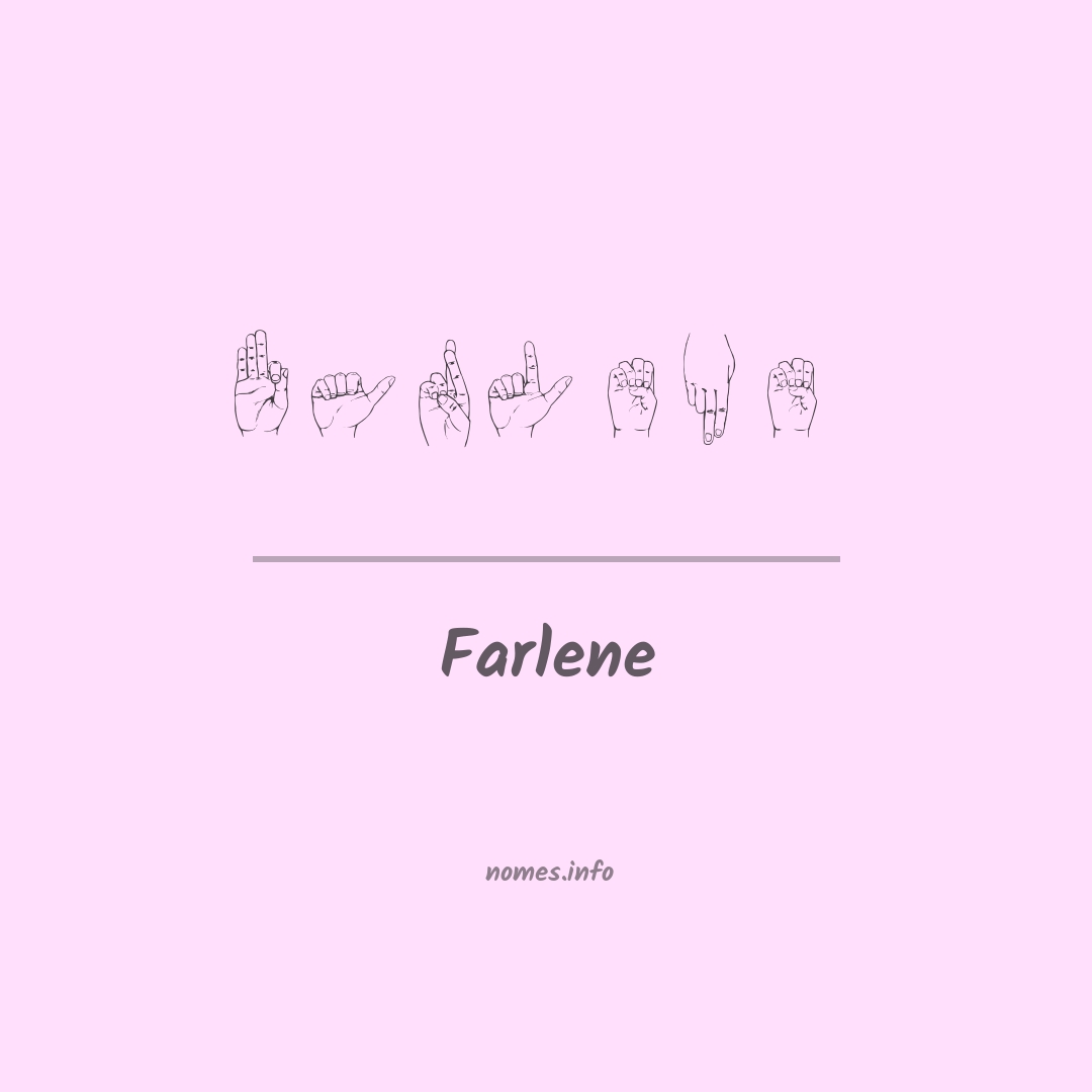 Farlene em Libras