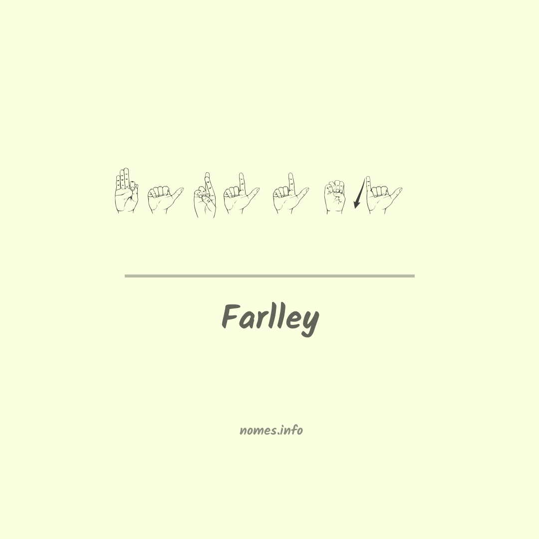 Farlley em Libras