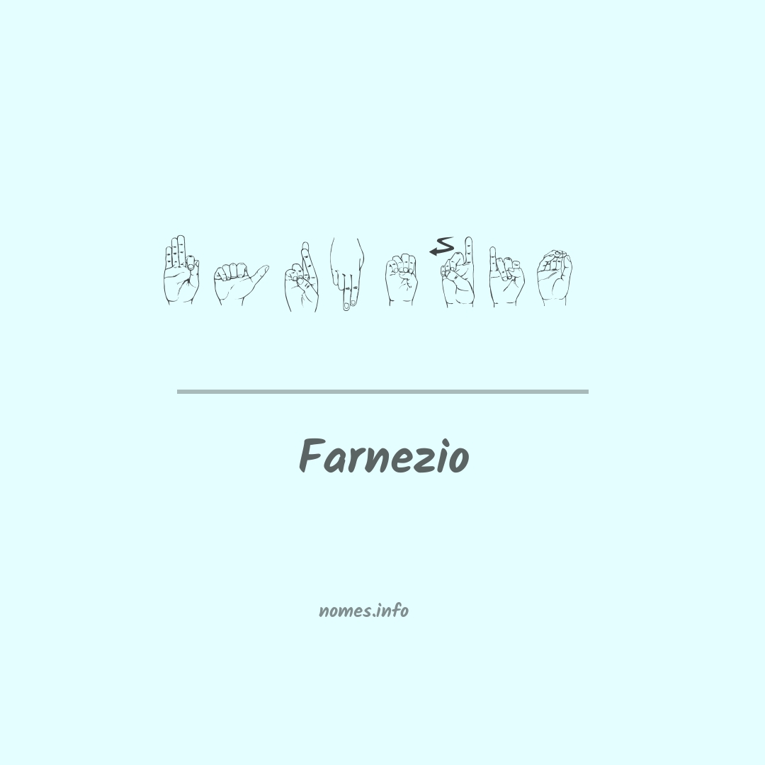 Farnezio em Libras