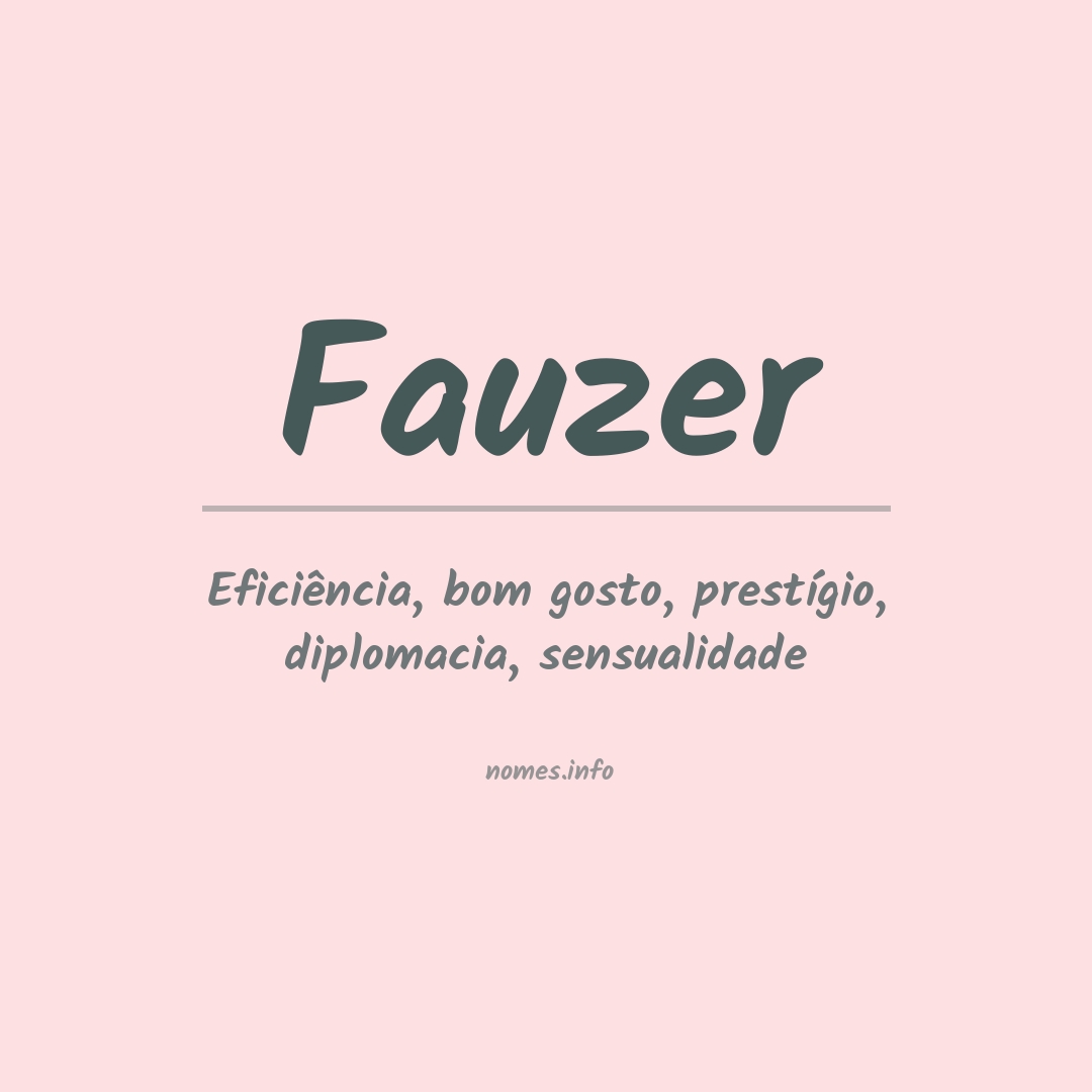 Significado do nome Fauzer