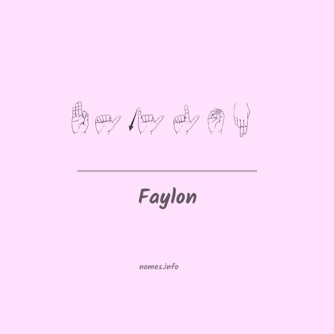 Faylon em Libras