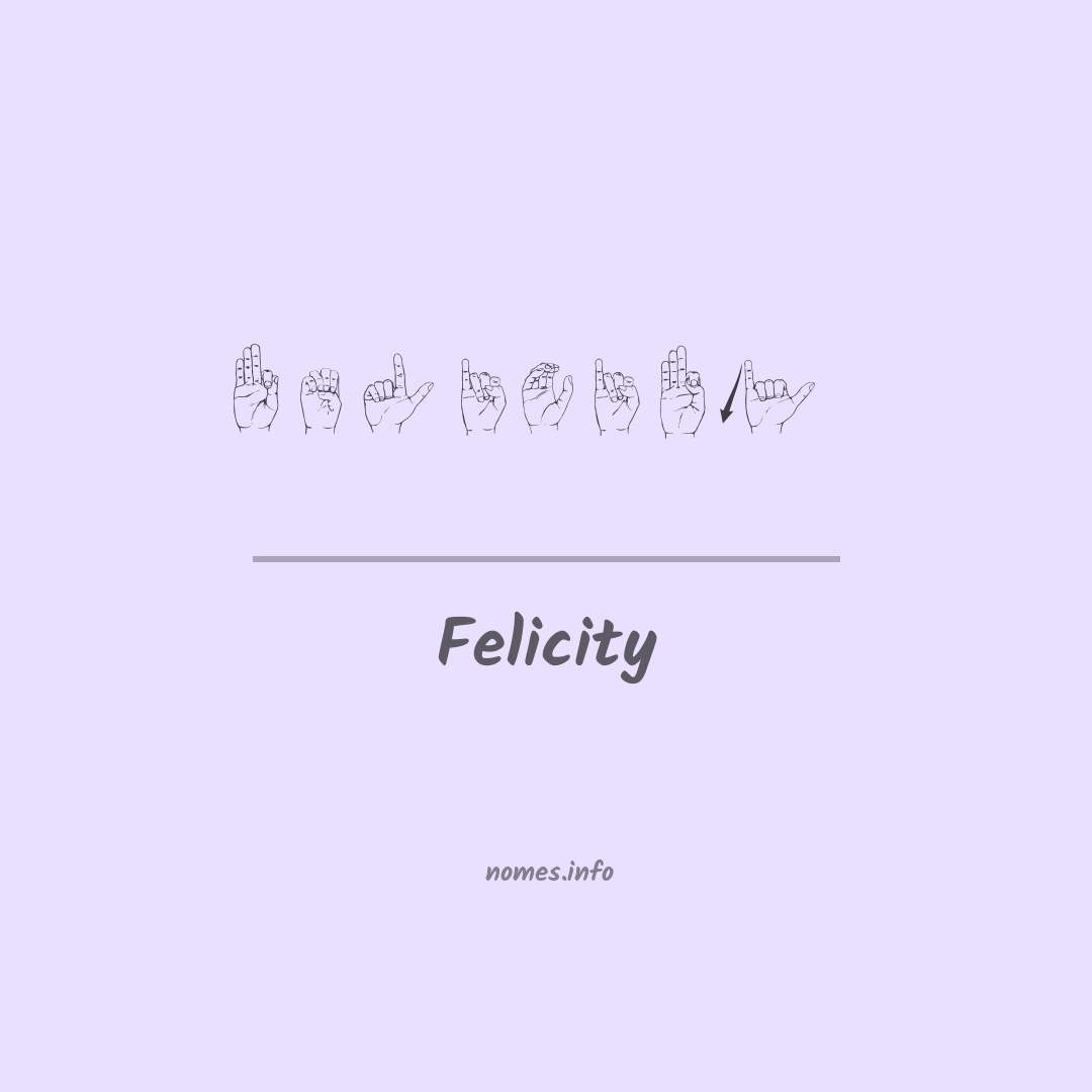 Felicity em Libras