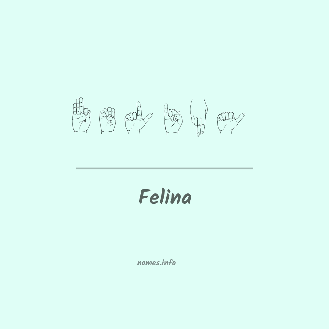 Felina em Libras