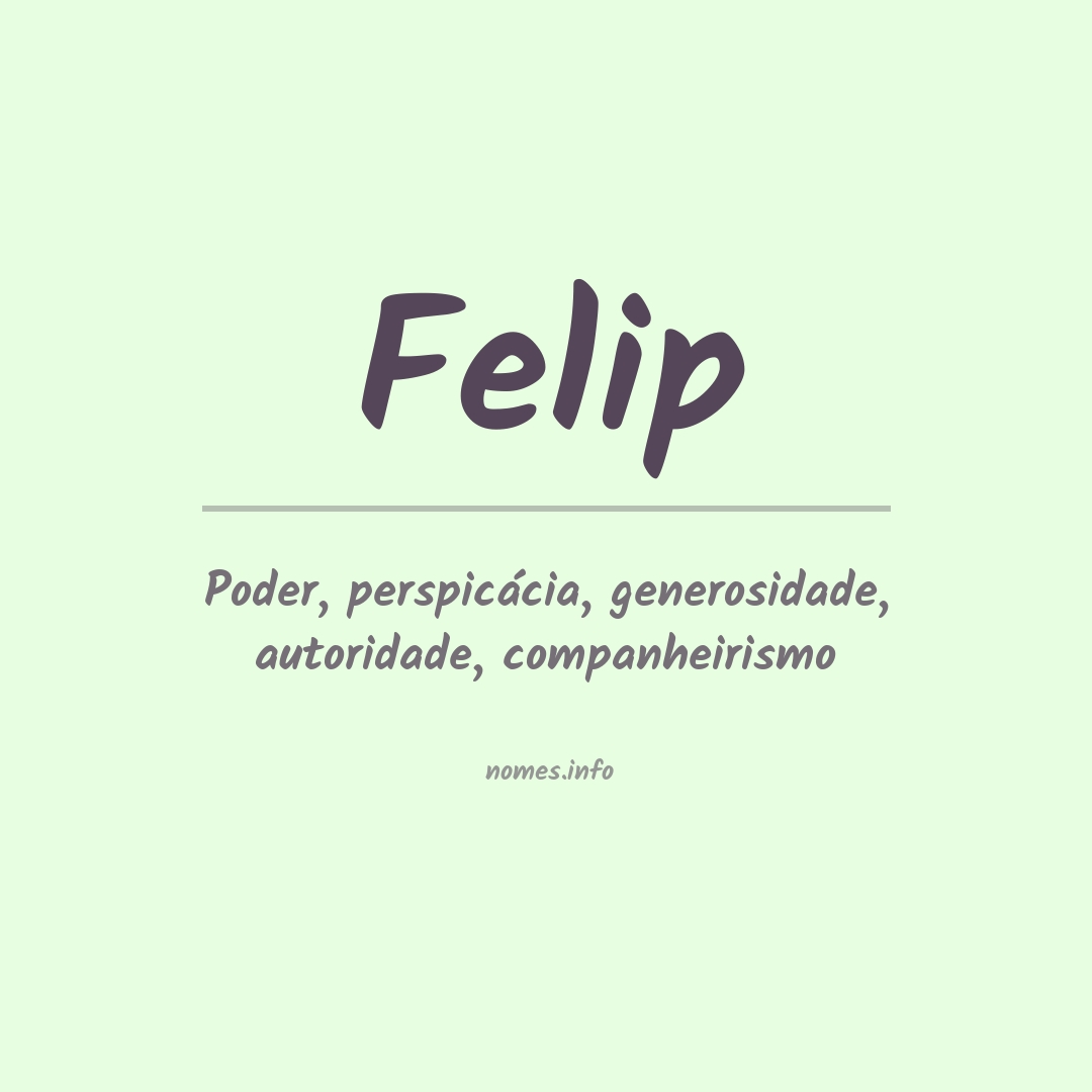 Significado do nome Felip