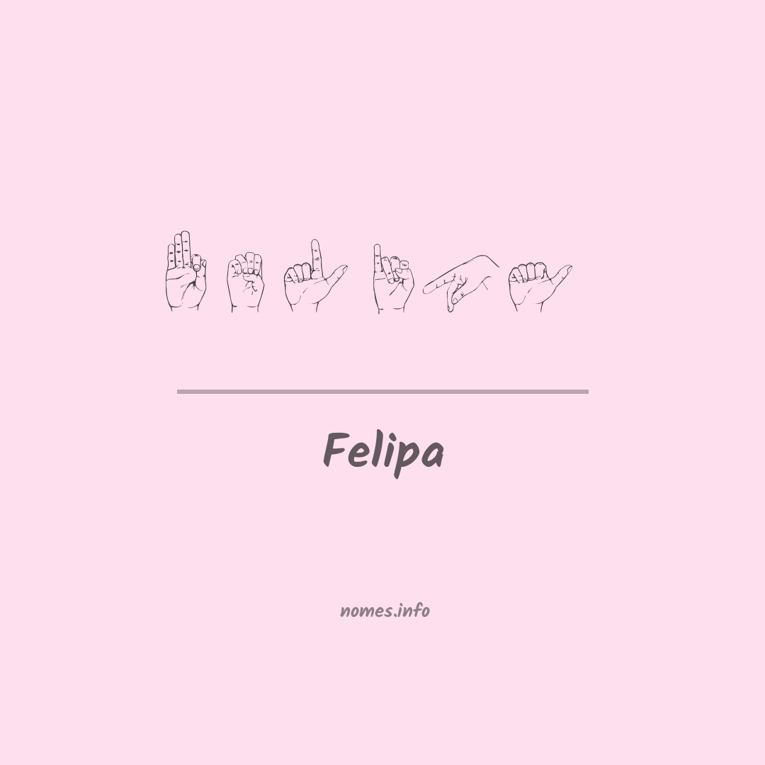 Felipa em Libras