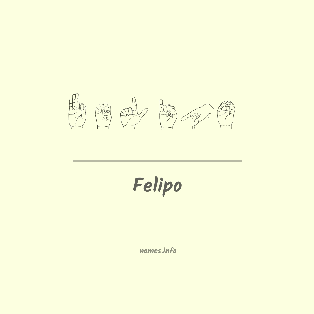 Felipo em Libras