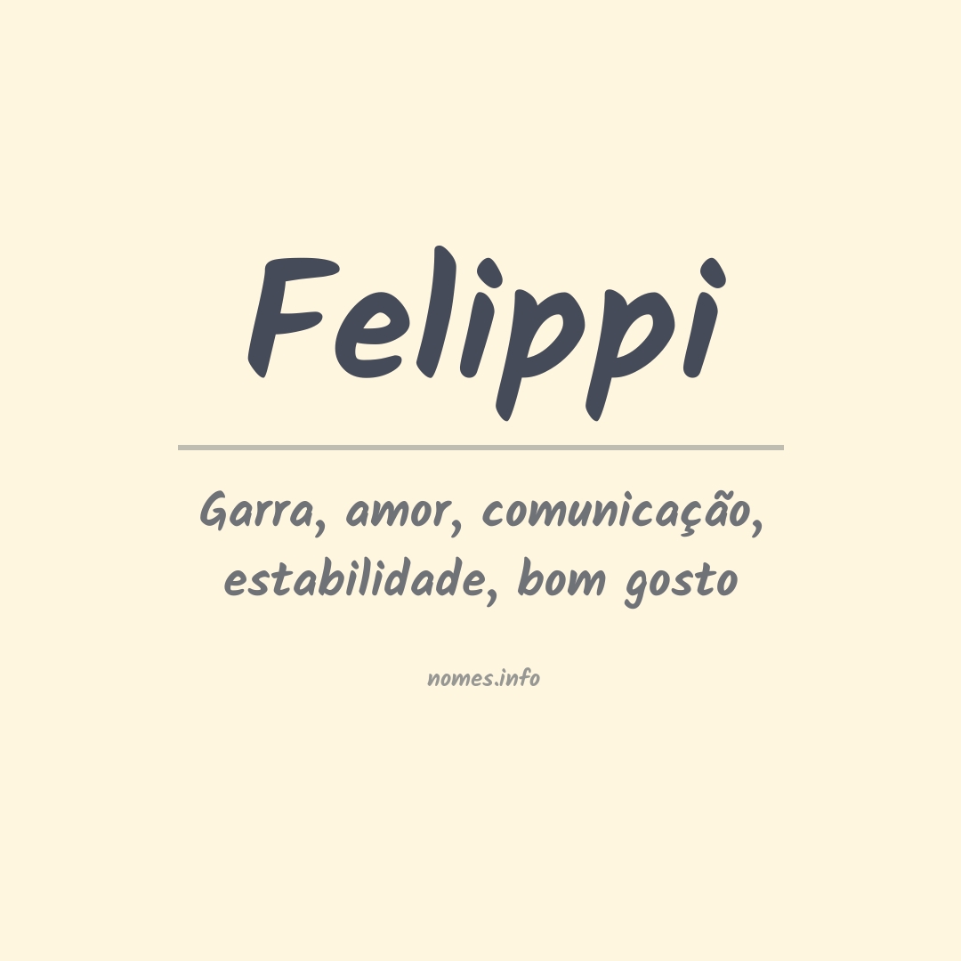 Significado do nome Felippi