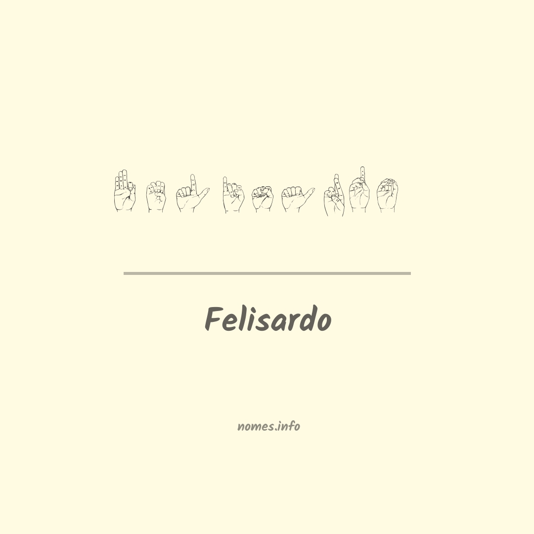 Felisardo em Libras