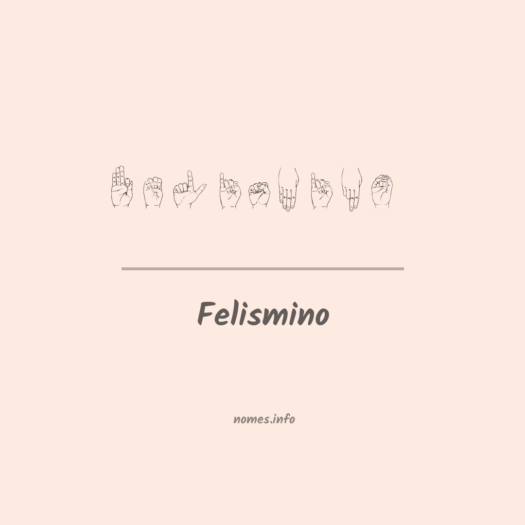 Felismino em Libras