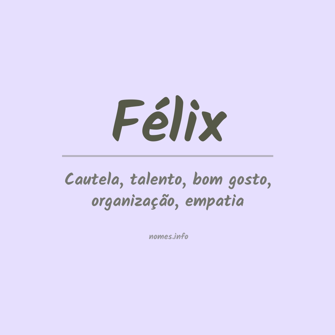 Significado do nome Félix
