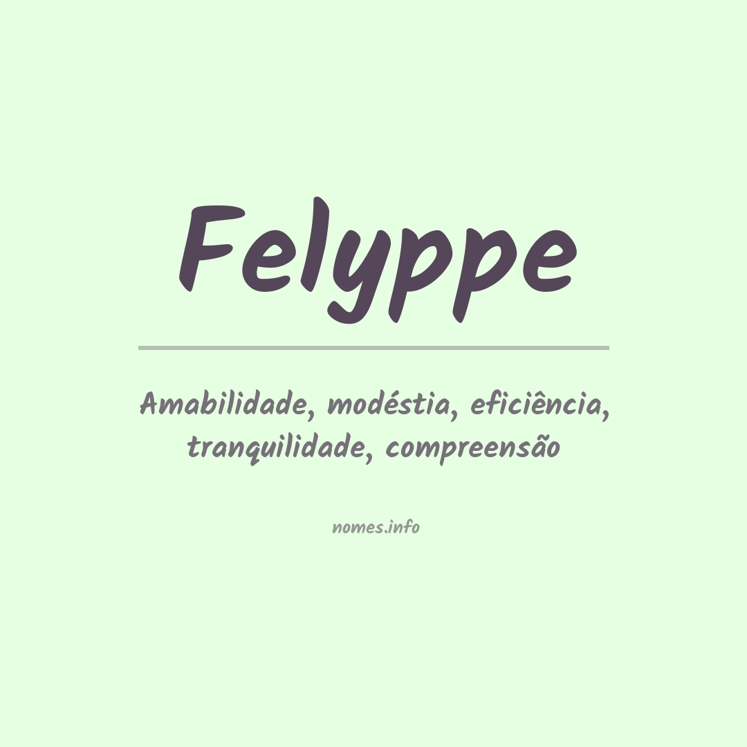 Significado do nome Felyppe