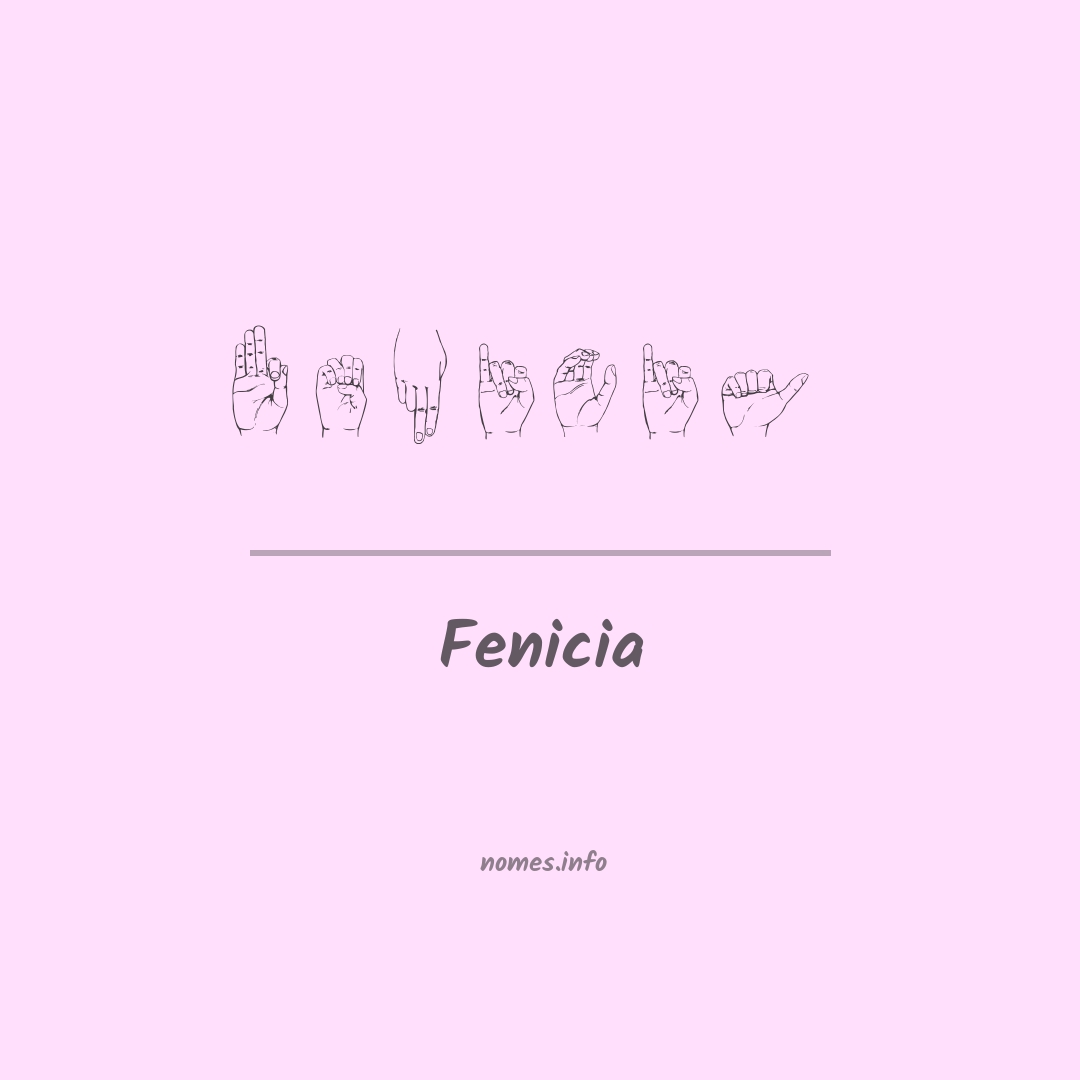 Fenicia em Libras
