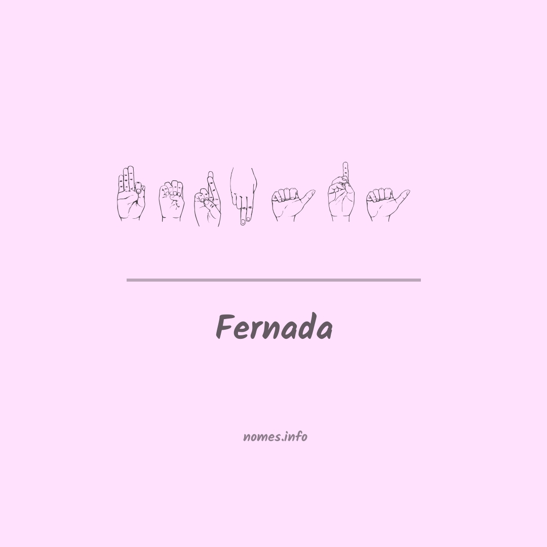 Fernada em Libras