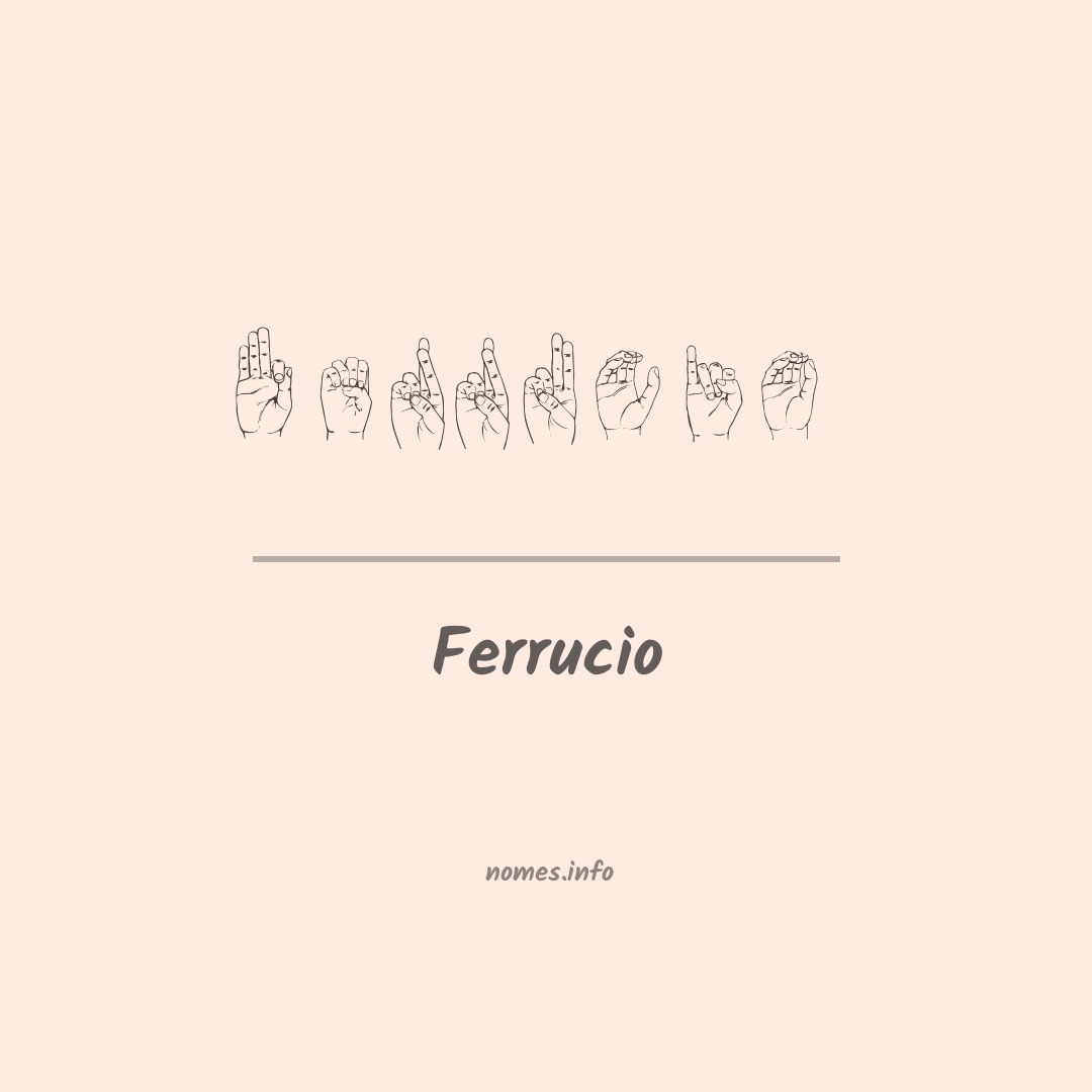 Ferrucio em Libras