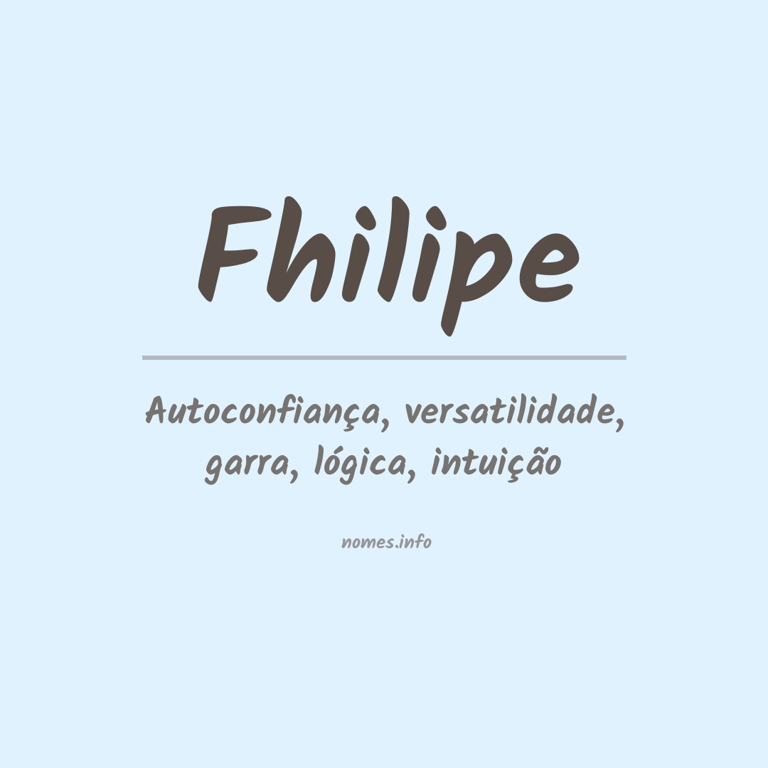 Significado do nome Fhilipe