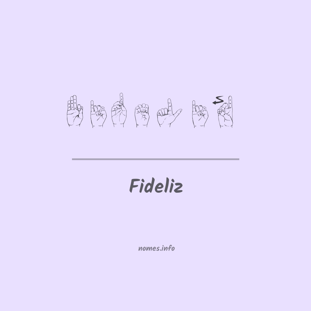 Fideliz em Libras