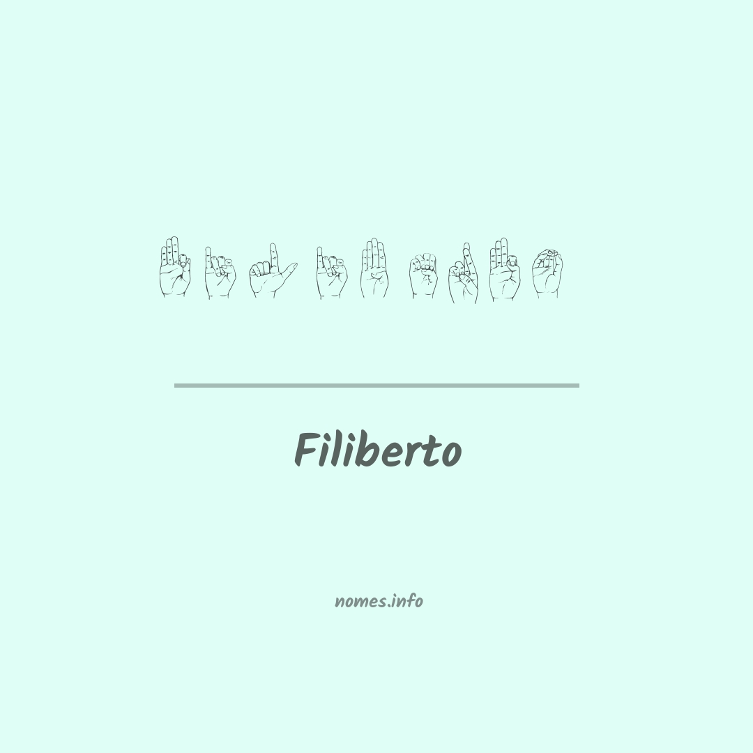 Filiberto em Libras