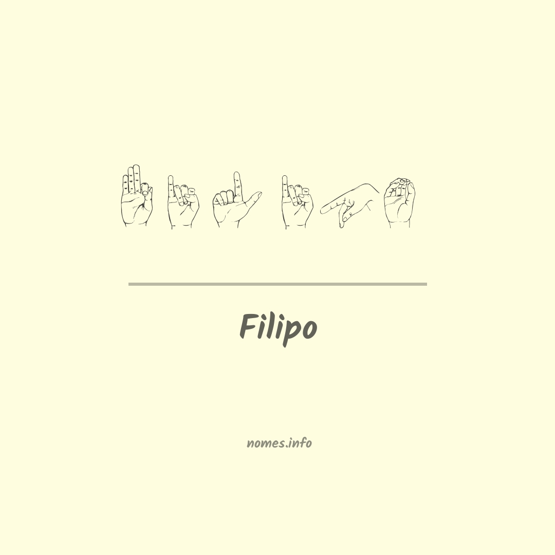 Filipo em Libras