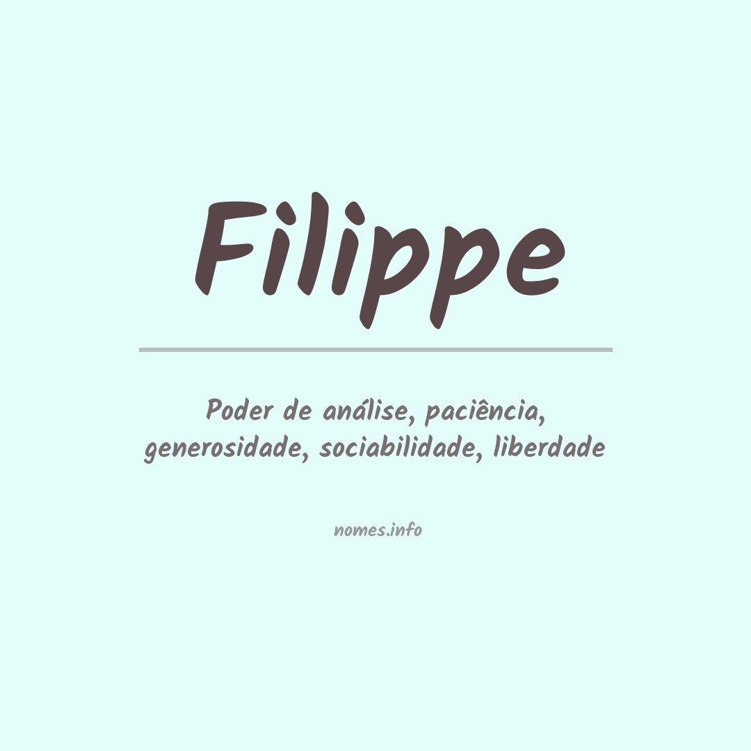 Significado do nome Filippe