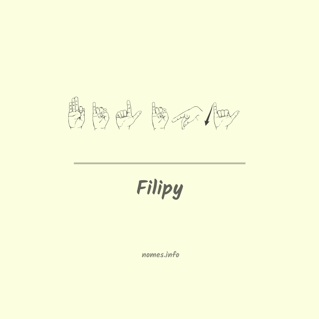 Filipy em Libras