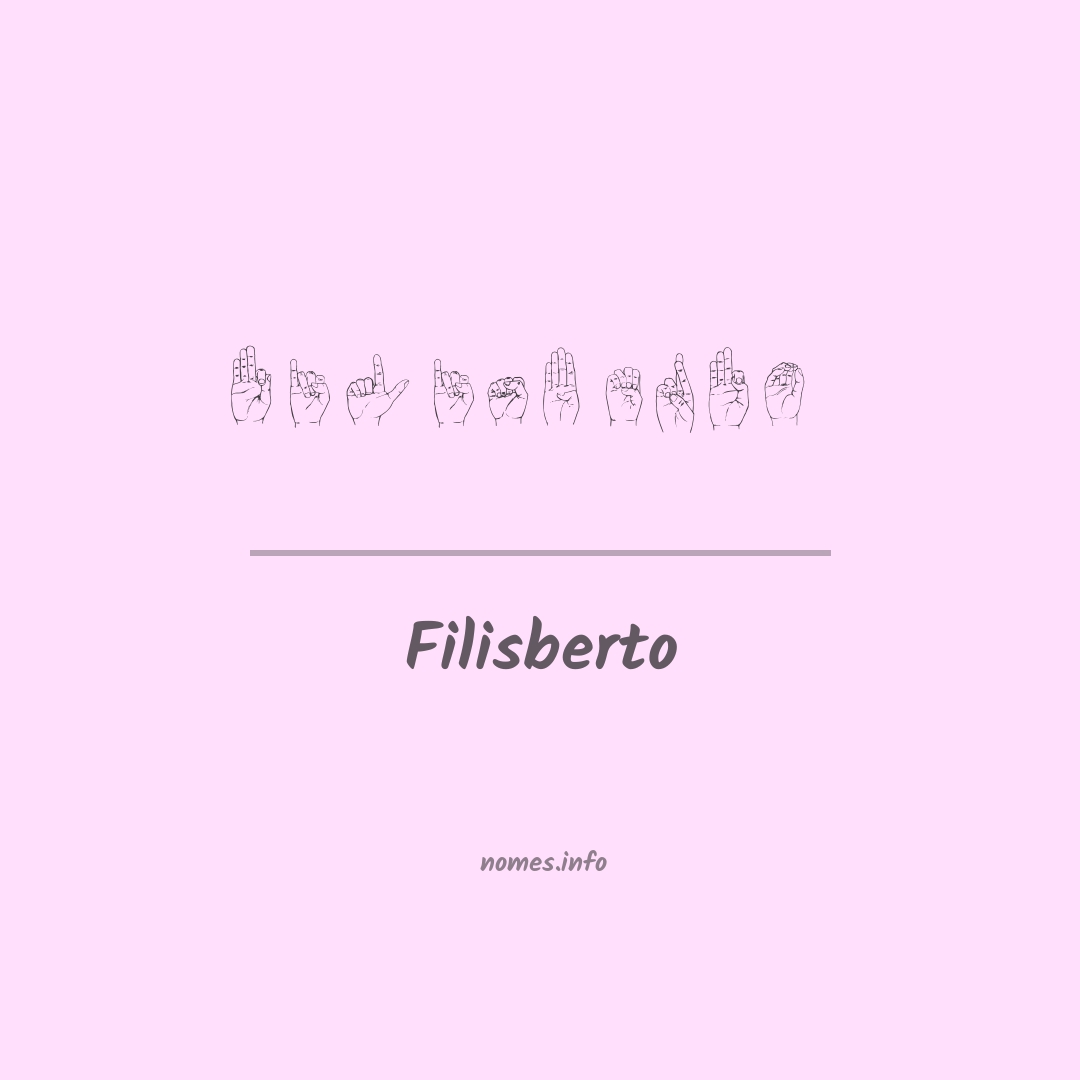 Filisberto em Libras