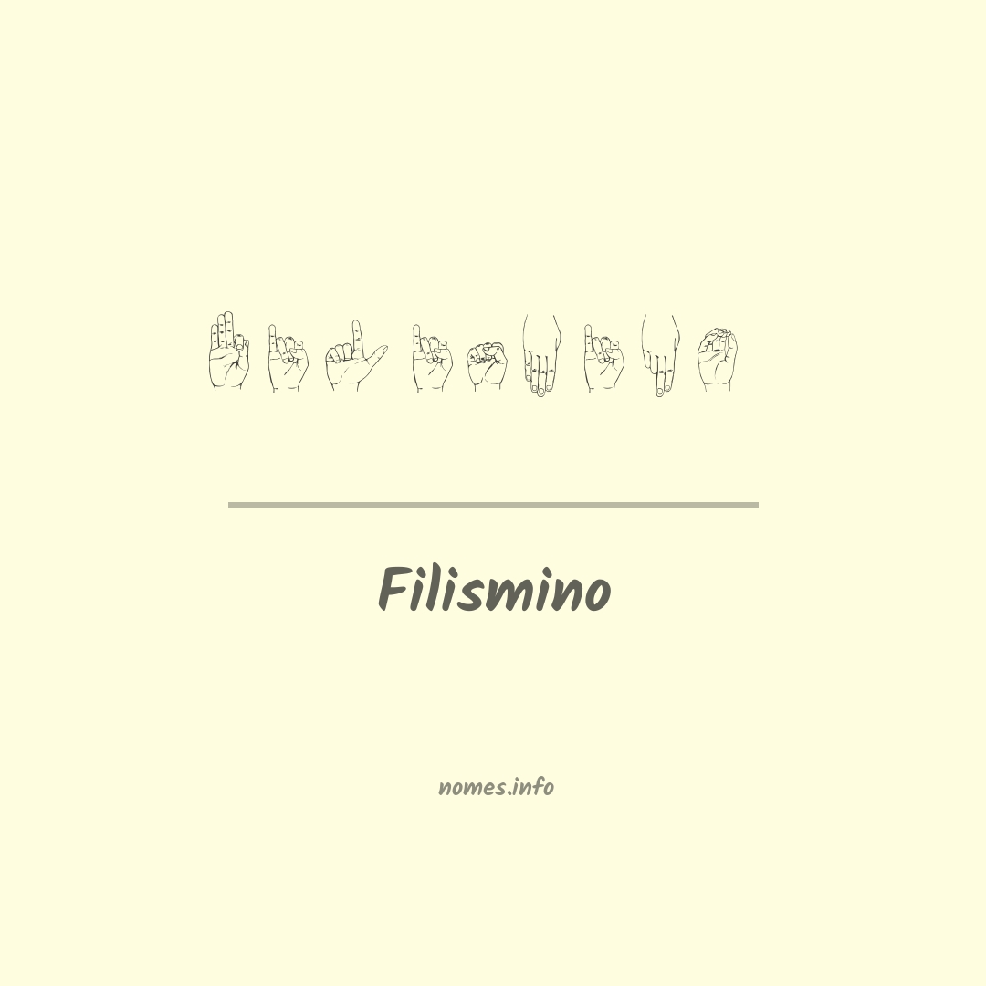 Filismino em Libras