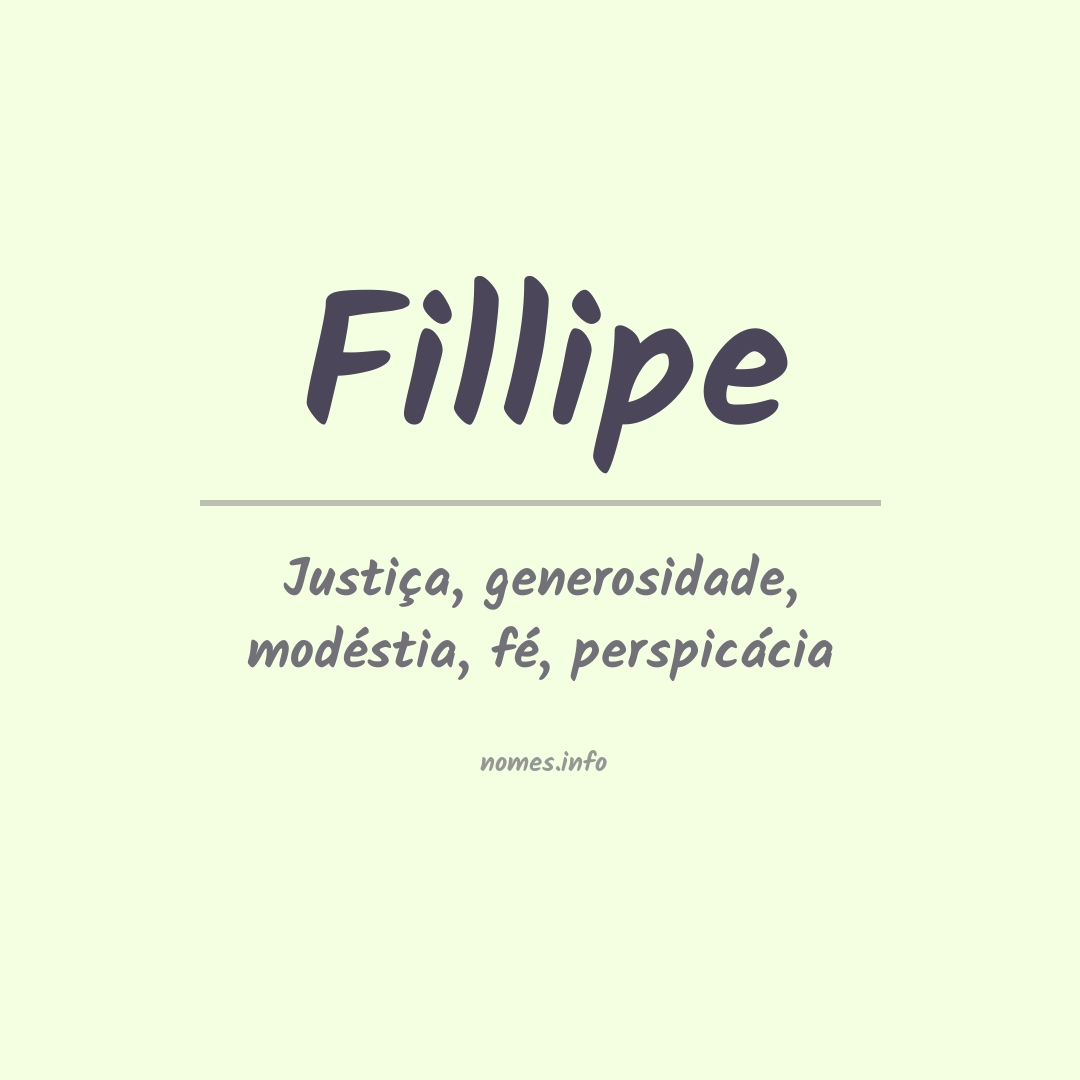 Significado do nome Fillipe