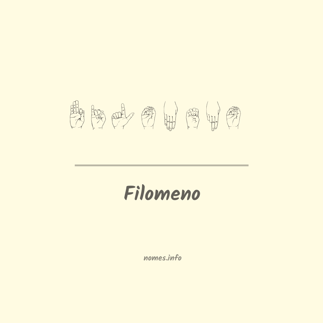 Filomeno em Libras