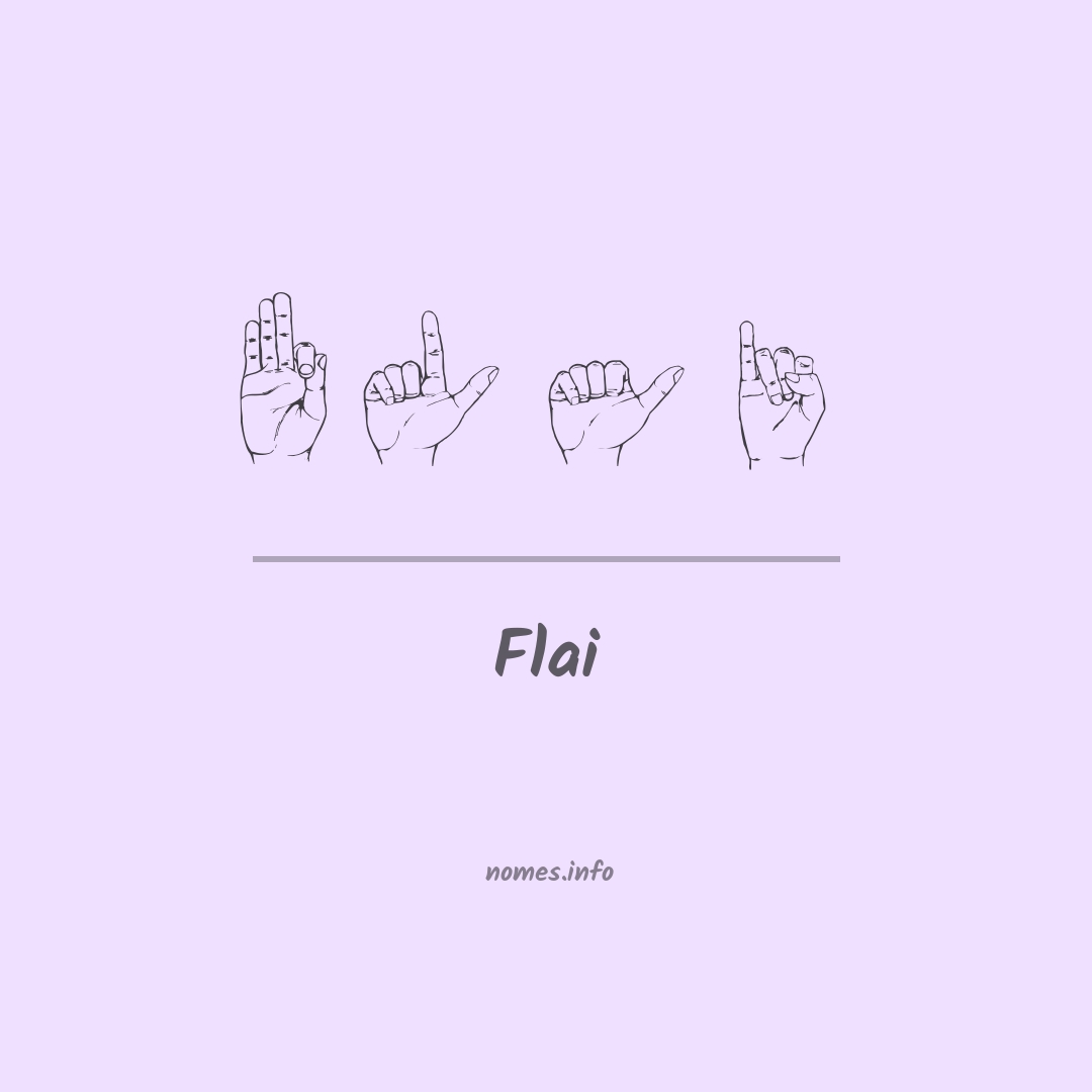 Flai em Libras