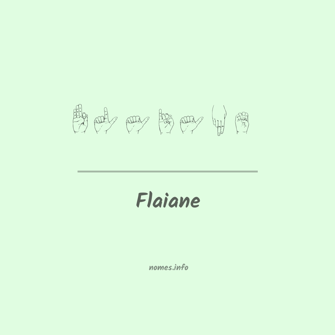 Flaiane em Libras