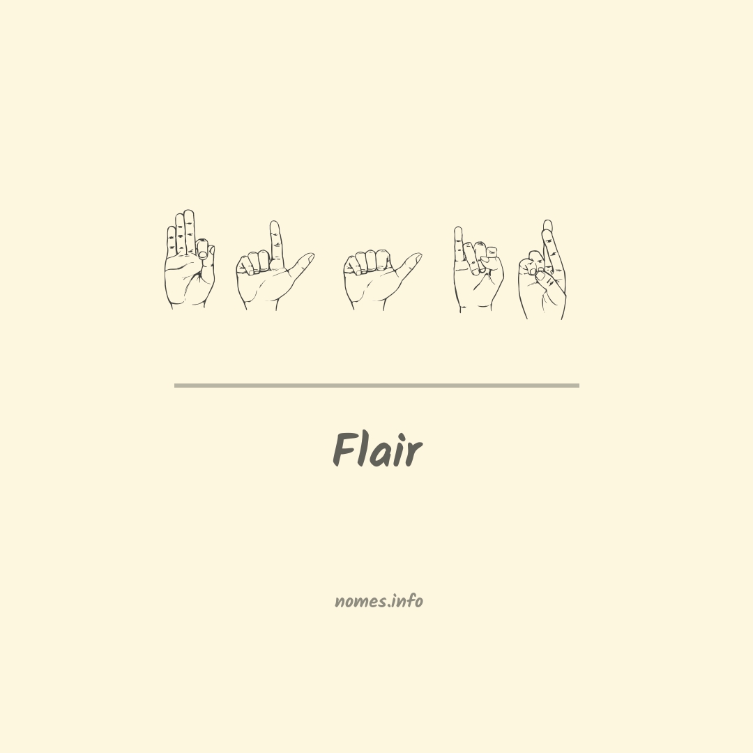 Flair em Libras