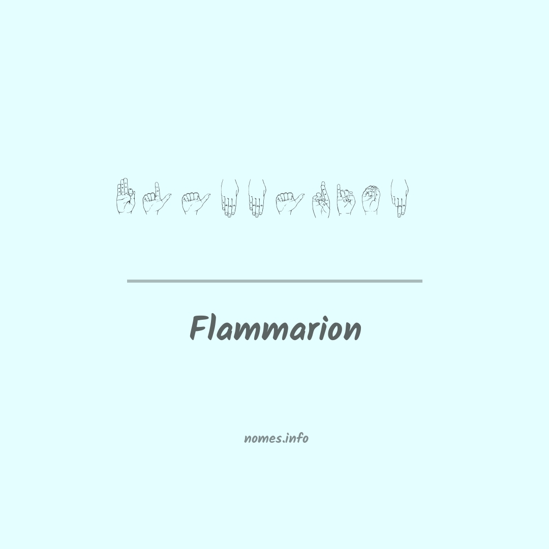 Flammarion em Libras