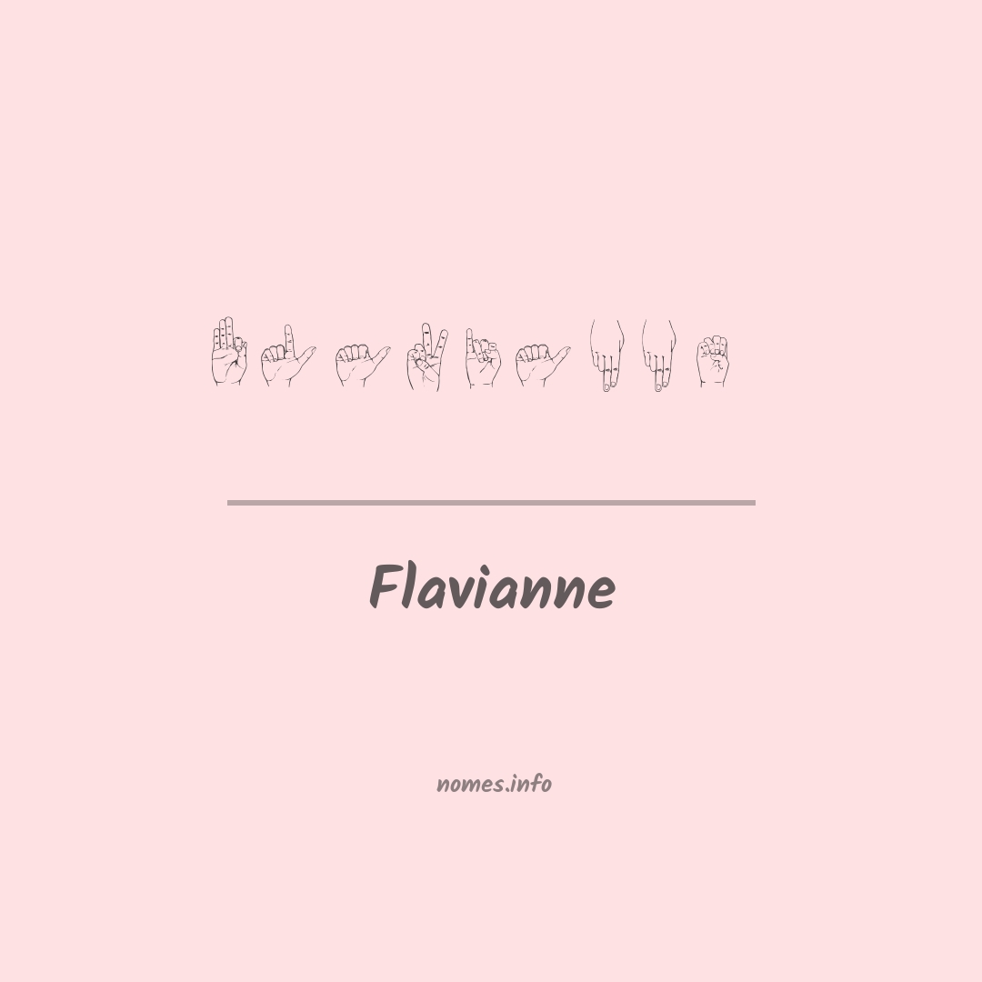 Flavianne em Libras