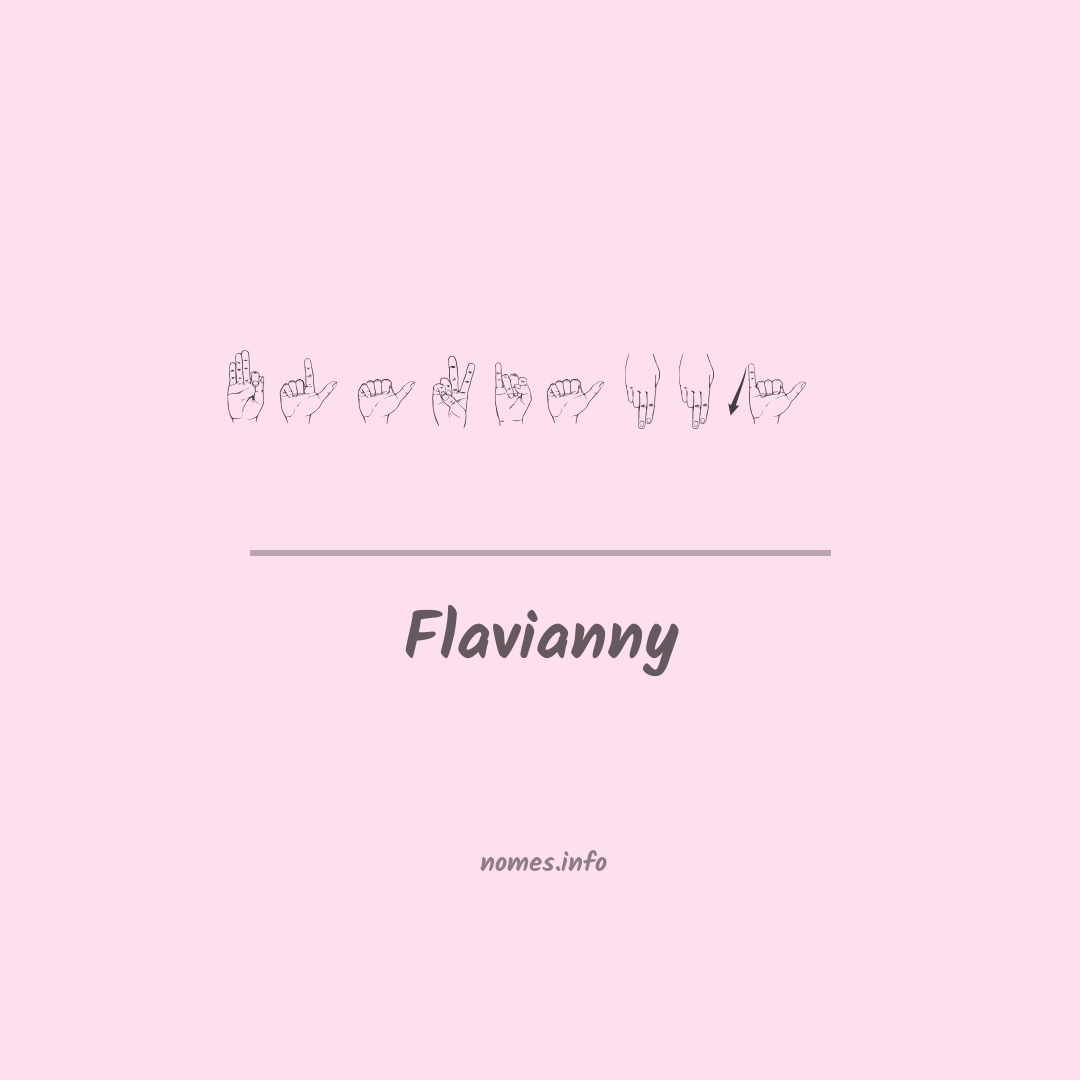 Flavianny em Libras