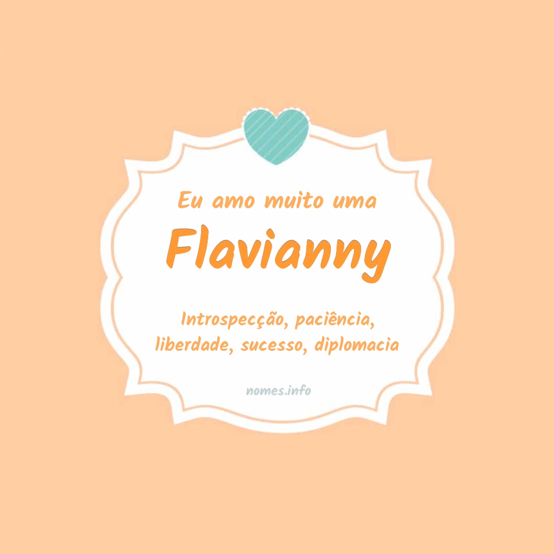 Eu amo muito Flavianny