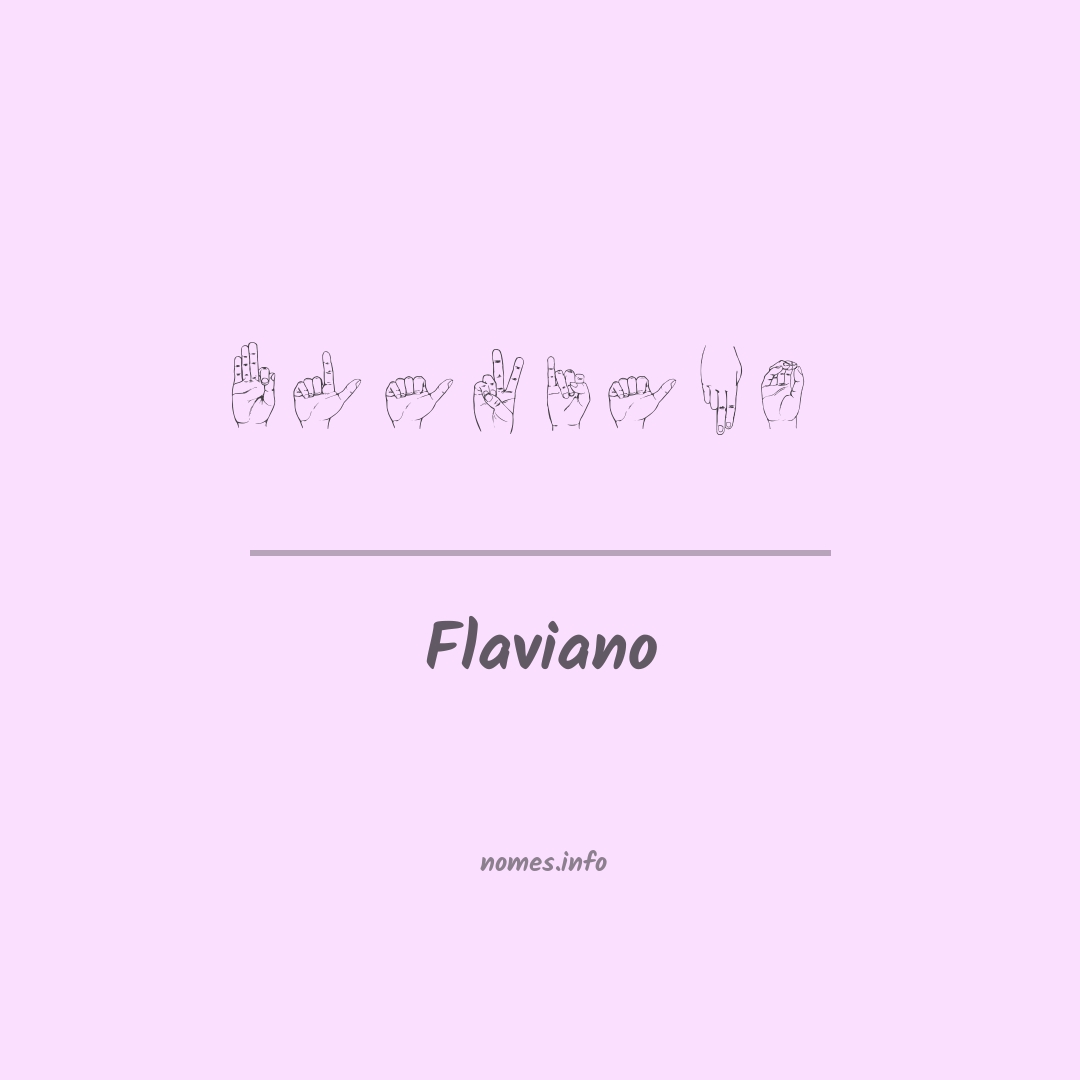 Flaviano em Libras