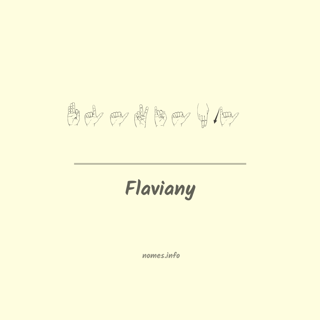 Flaviany em Libras