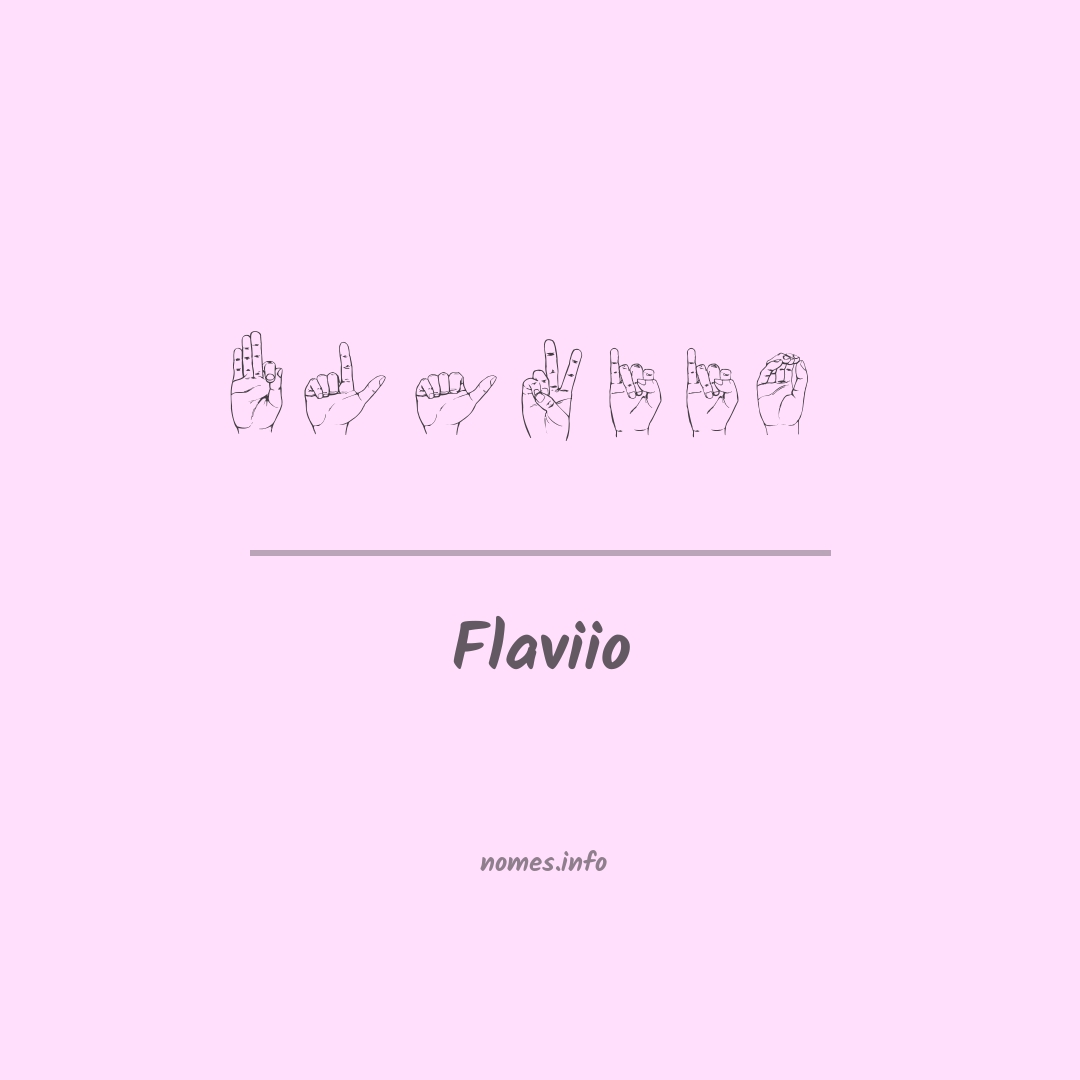 Flaviio em Libras