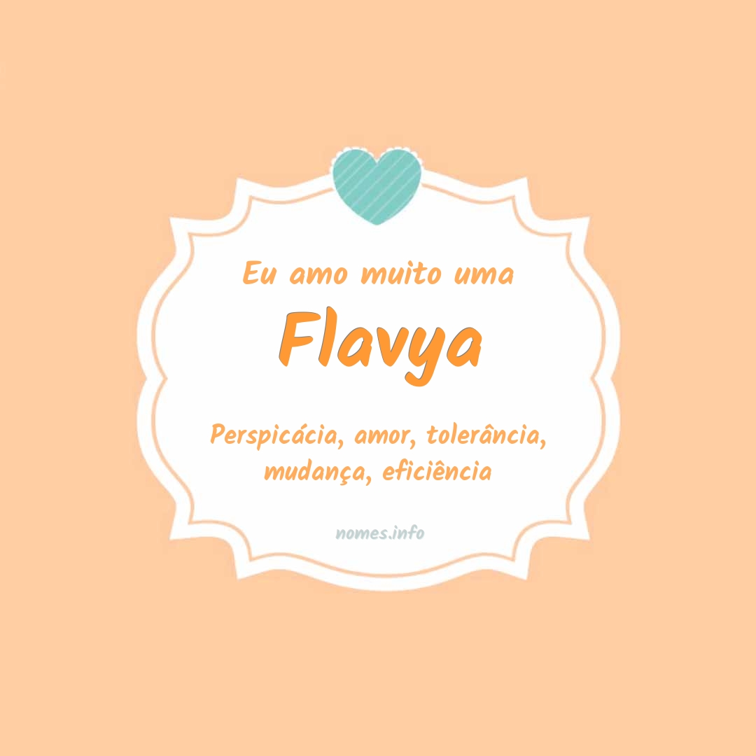 Eu amo muito Flavya