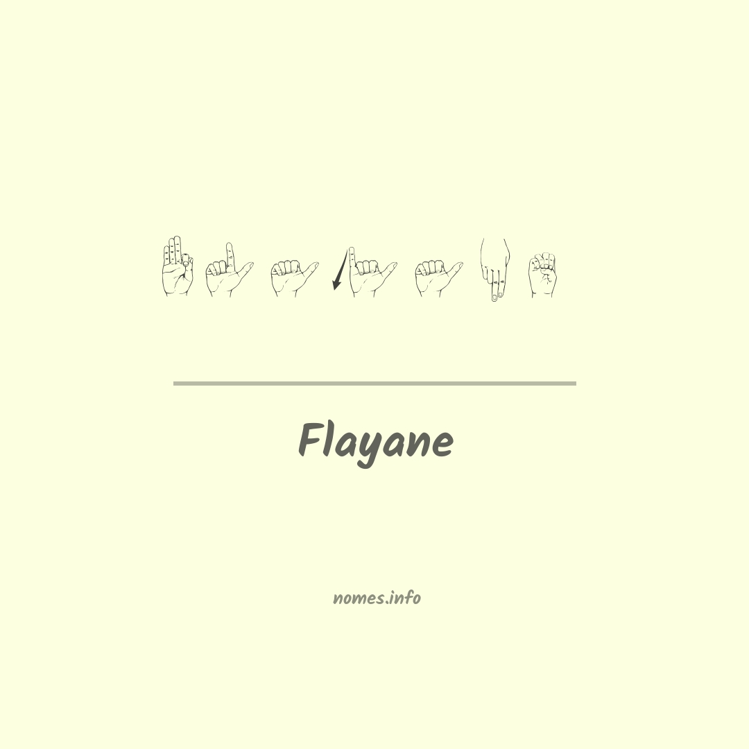 Flayane em Libras
