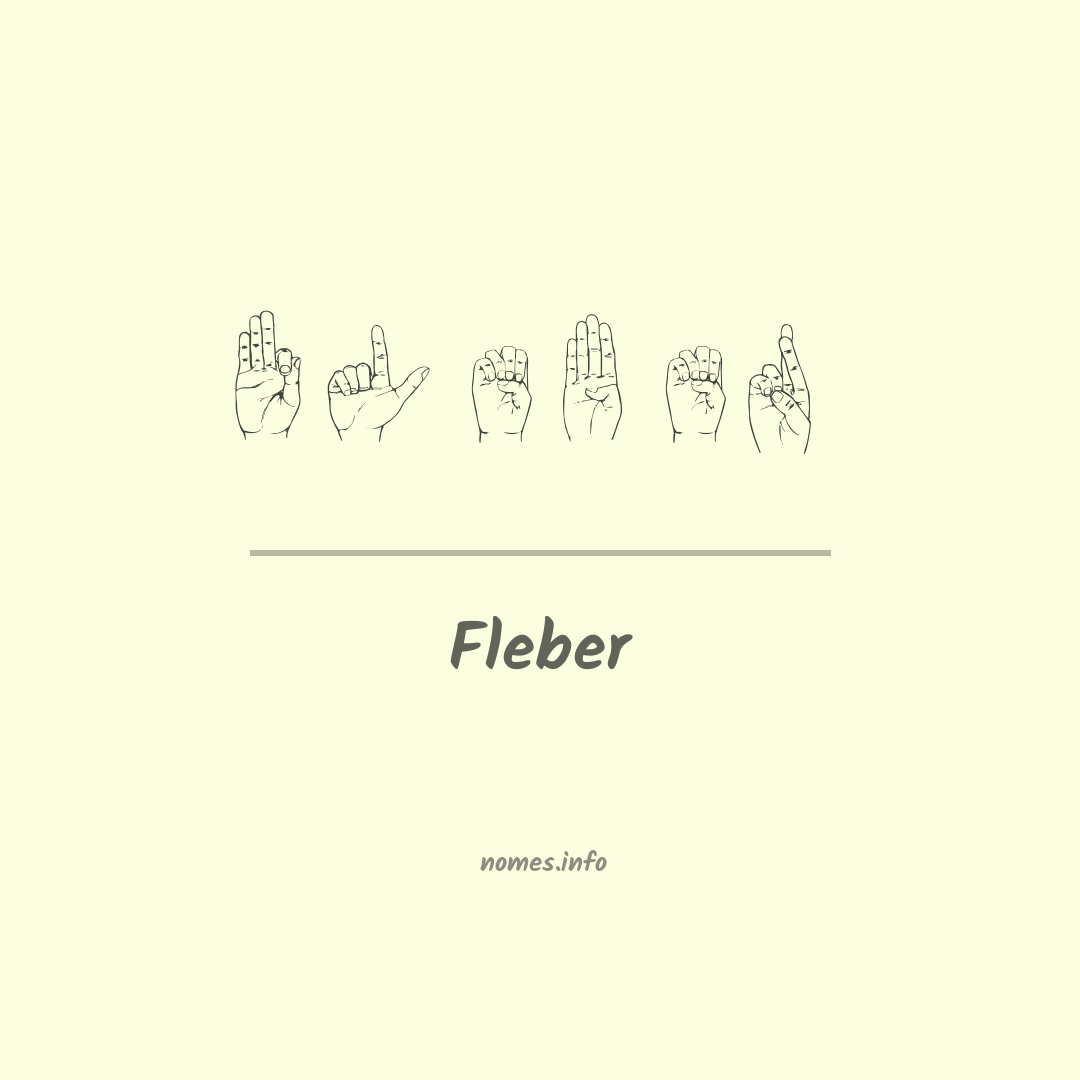 Fleber em Libras