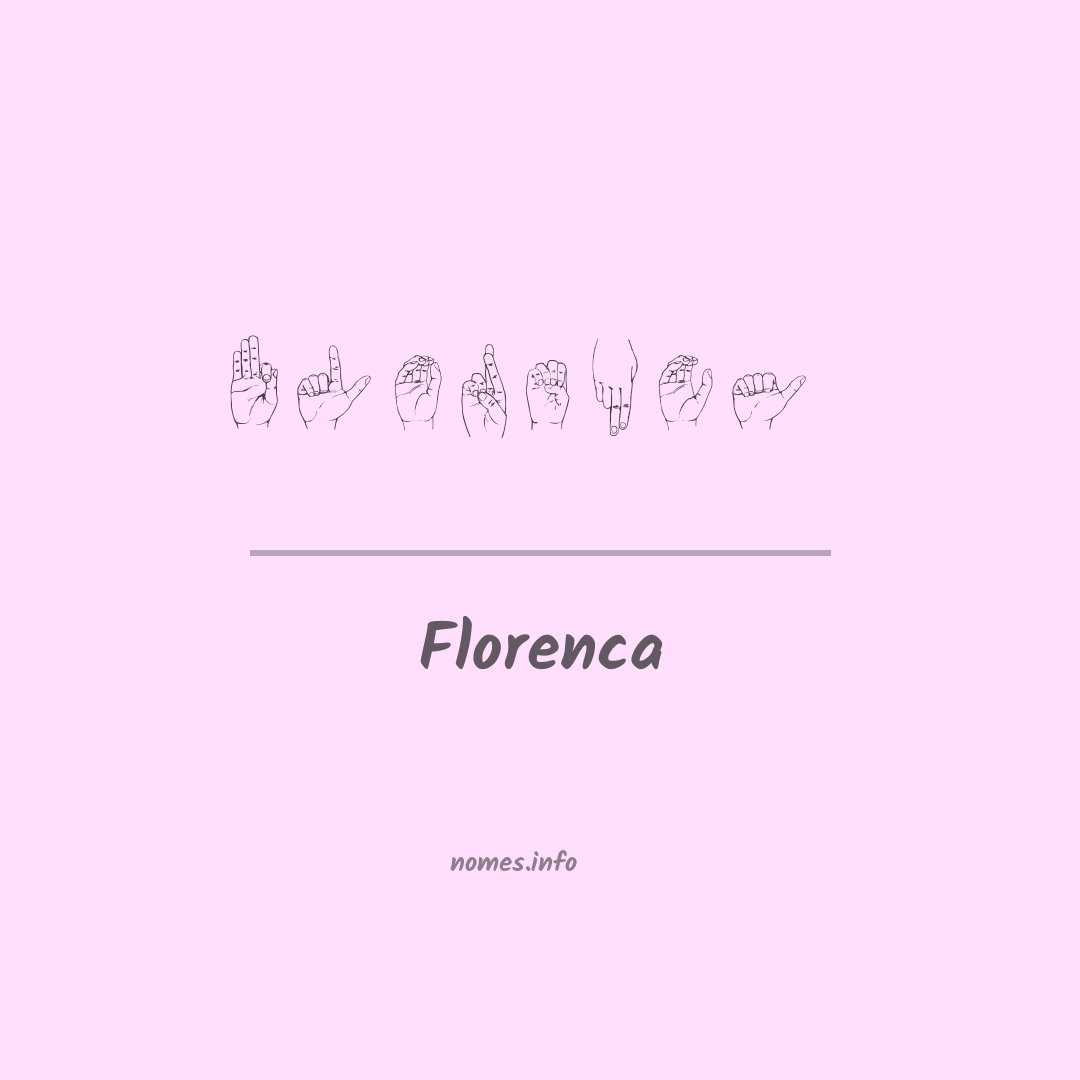 Florenca em Libras