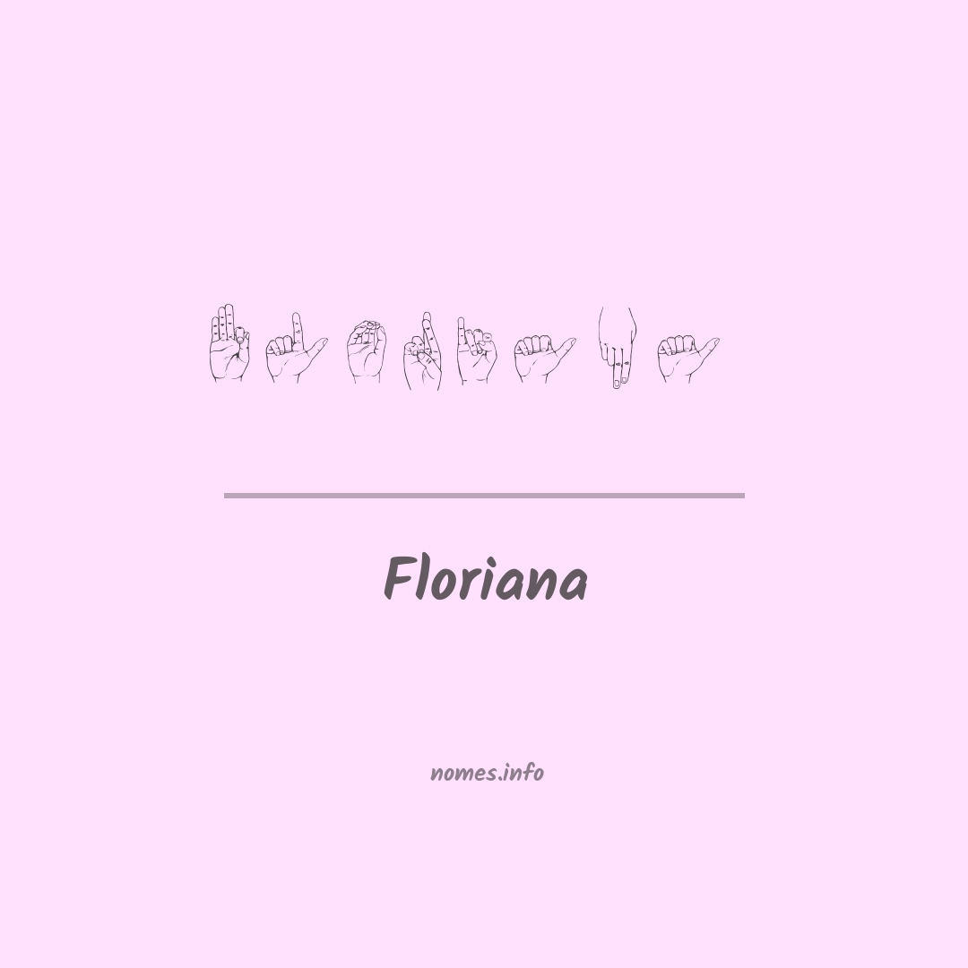 Floriana em Libras