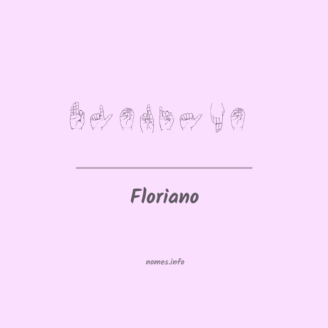 Floriano em Libras
