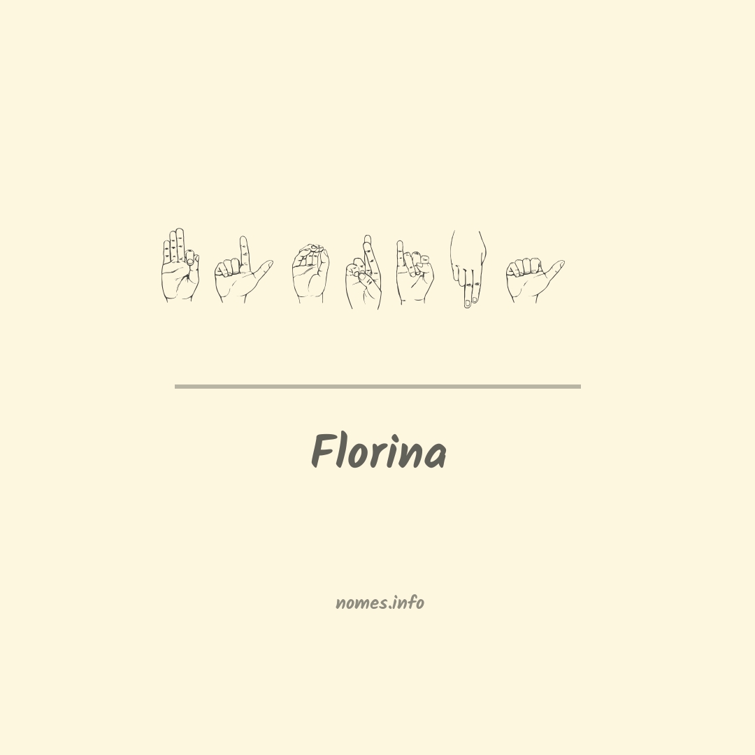 Florina em Libras
