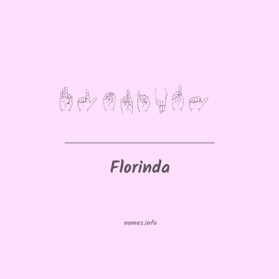 Florinda em Libras